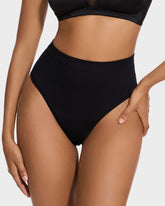 Tanga de control abdominal de cintura media (paquete de 2)