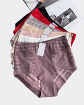 Women's Daily High Elastic Seamless Tummy Lifting Buttocks Mesh Breathable Underwear