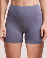 Casual Sports High Waist Breathable With Pockets Cycling Yoga Fitness Shorts