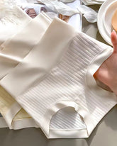 Pure Cotton Antibacterial Crotch Seamless High Elastic Belly-Controlling Cotton Underwear