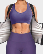 Corsé entrenador de cintura para mujer, chaleco sudorífero de sauna para adelgazar