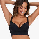 Smoothing Back Push-Up Enhancing Bra - Black (2 PACK)