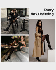 Mock Thigh High Stockings For Women Sexy Fishnet Tights Suspender Pantyhose  (bundle sale)