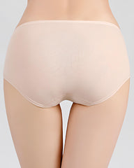 Women's Pure Cotton Stretch Mid-waist Soft Panties