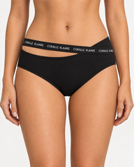 5-Pack Asymmetric Waistband Cutout Bikini Panties – Mixed Colors
