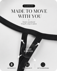 Sexy Men's Thong with Metal Chain Detailing