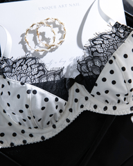 Sexy Cute Polka Dot Lace Lingerie Set