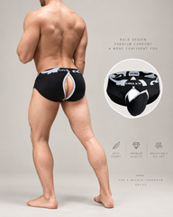 2-Pack Men's Contoured Pouch Low-Rise Briefs