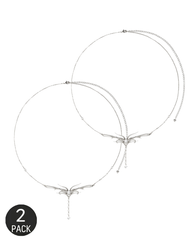 2-Packs Sexy Delicate Chain Rhinestone Totem Waist Chain