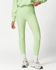 Leggings de entrenamiento acanalados de cintura alta
