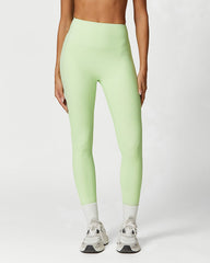 Leggings de entrenamiento acanalados de cintura alta