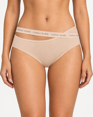 5-Pack Asymmetric Waistband Cutout Bikini Panties – Mixed Colors