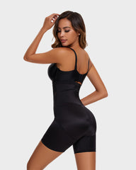 High Waist Cross Compression Mid-Thigh Shaping Shorts（2pcs ）