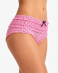 Floral Lace Ruffle Breathable Panties