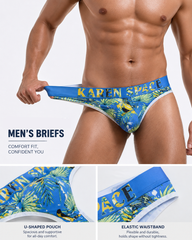 3-Pack Men's Breathable Printed Ice Silk Mesh Thongs