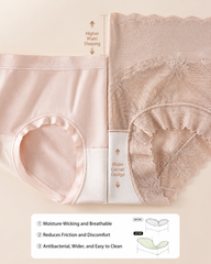 5-Pack Sexy High Waist Seamless Breathable Lace Briefs