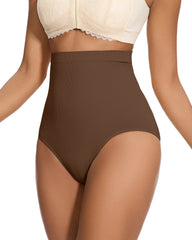 High Waist Tummy Control Brief Shaping Panty (2 Pack)