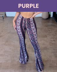 Pantalones Acampanados Boho Levanta Glúteos Silkshy®