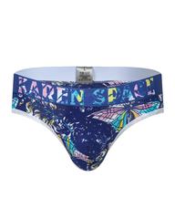 3-Pack Men's Breathable Printed Ice Silk Mesh Thongs