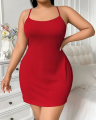 Plus Size Sexy & Comfortable Cutout Lingerie Nightdress with Bow Detail