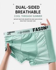 Multiple Pack Men's Letter Belts Comfortable Breathable Boxer Briefs