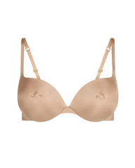 Women's Push-Up Pierced Nipple Bra