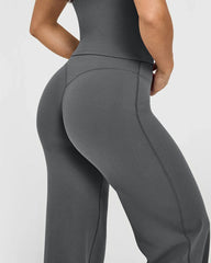 Women's High Waist Loose Comfortable Stretch Casual Sports Pants