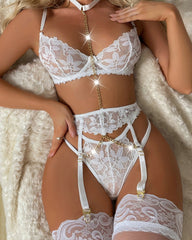 Sexy See-through Lace Lingerie Set