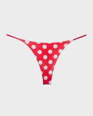 Braguita bikini de algodón con ribete