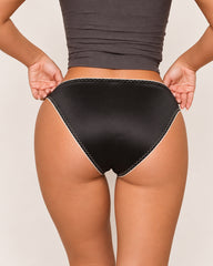 5-Pack Satin Silky Lace Panties