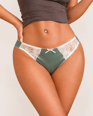 5-Pack Satin Silky Lace Panties