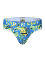 3-Pack Men's Breathable Printed Ice Silk Mesh Thongs