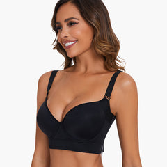 Push-Up Back Smoothing Bra-Brown (2 PACK)