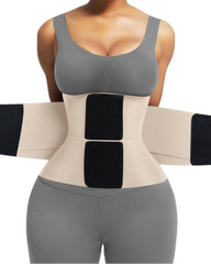 Faja cinturón abdominal cinturón de control de vientre moldeador corporal con triple envoltura para mujer