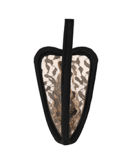 Men's Leopard Print Mesh Pouch Thong