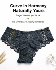 5-Pack Sexy Lace Breathable Heart Cutout Panties
