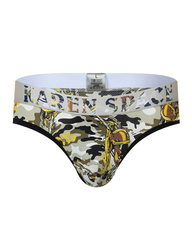 3-Pack Men's Breathable Printed Ice Silk Mesh Thongs