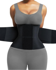 Faja cinturón abdominal cinturón de control de vientre moldeador corporal con triple envoltura para mujer