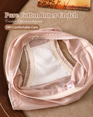 5-Pack Satin-Look Gathered Panties