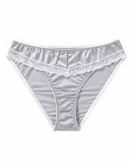 Plus Size Satin Lace Princess Vibe Panties 3-Pack