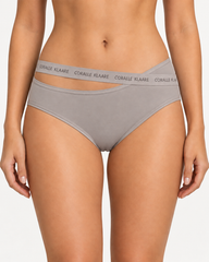 5-Pack Asymmetric Waistband Cutout Bikini Panties – Mixed Colors