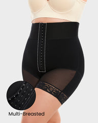 Shorts Boned Sculpt de Cintura Ultra Alta