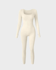 Long Sleeve Full Body Shaper Bodysuit