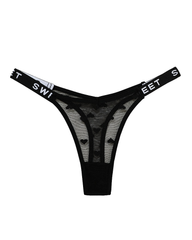 Sexy Heart Lace Thong Panties 3-Pack