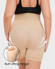 Shorts Boned Sculpt de Cintura Ultra Alta