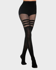 Mock Thigh High Stockings For Women Sexy Fishnet Tights Suspender Pantyhose  (bundle sale)
