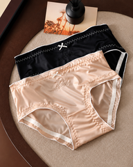 5-Pack Satin-Look Gathered Panties