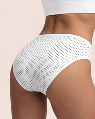 5-Pack Women's Polka Dot Briefs with Decorative Bows