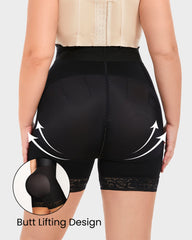 Shorts Boned Sculpt de Cintura Ultra Alta