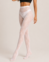 2-Pack Bow-Decorated Fishnet Stockings